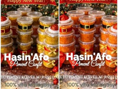 Piment confit artisanal – Rouge & Vert – dès 2 000 Ar